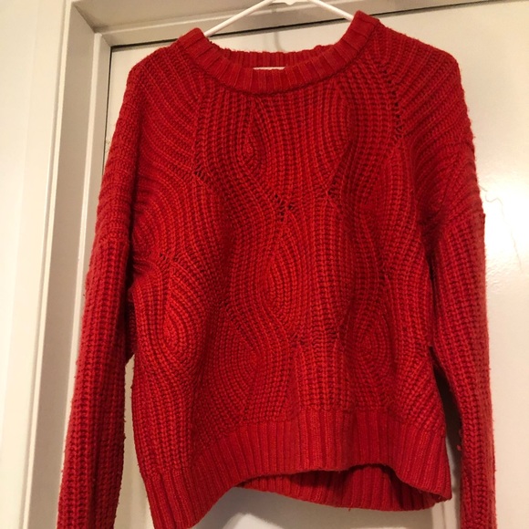Madewell Everett Rib-Play Cable Knit Sweater - Picture 2 of 11
